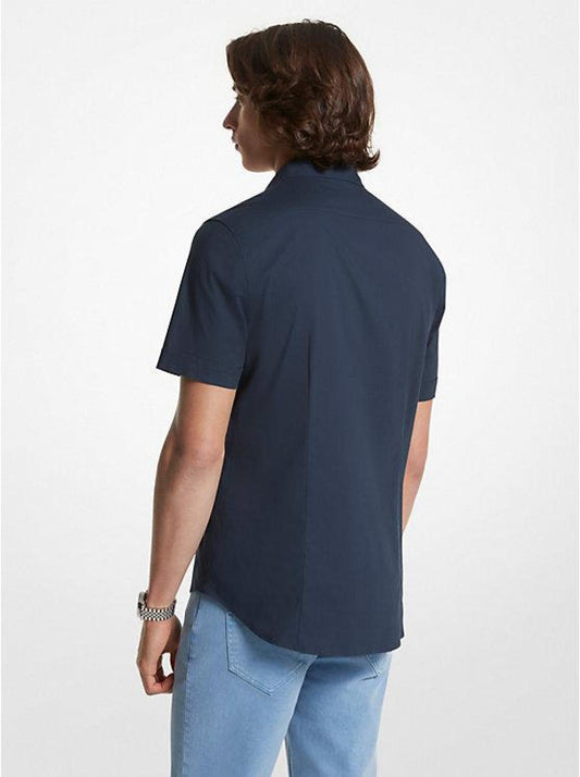 Slim-Fit Stretch Cotton Shirt