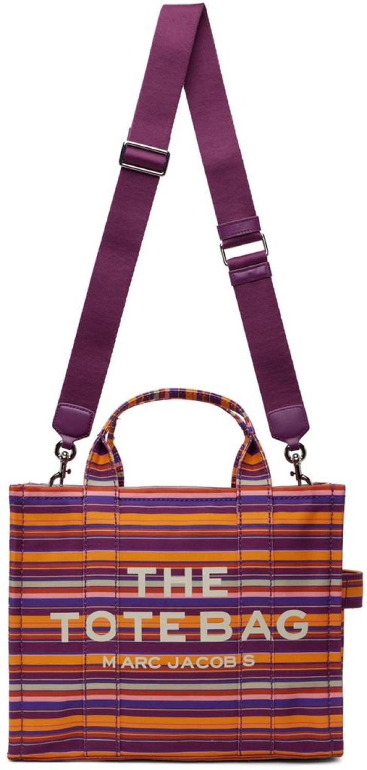 Purple Medium 'The Stripe Traveler Tote' Tote