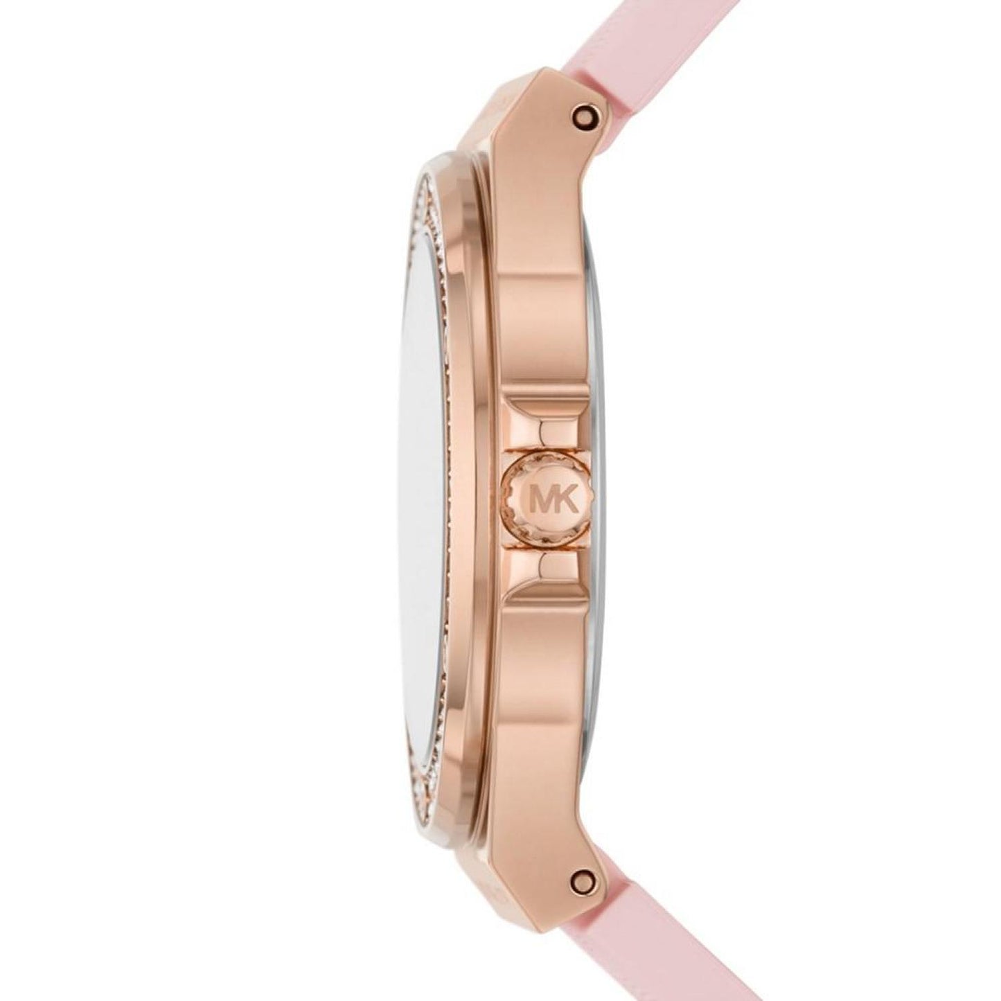 Women's Mini-Lennox Three-Hand Blush Silicone Strap Watch 37mm