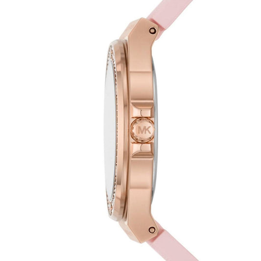 Women's Mini-Lennox Three-Hand Blush Silicone Strap Watch 37mm