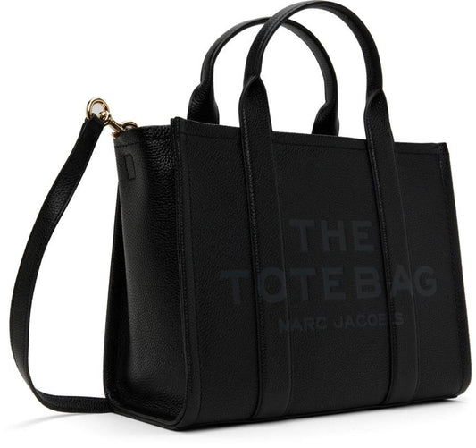 Black 'The Leather Medium' Tote