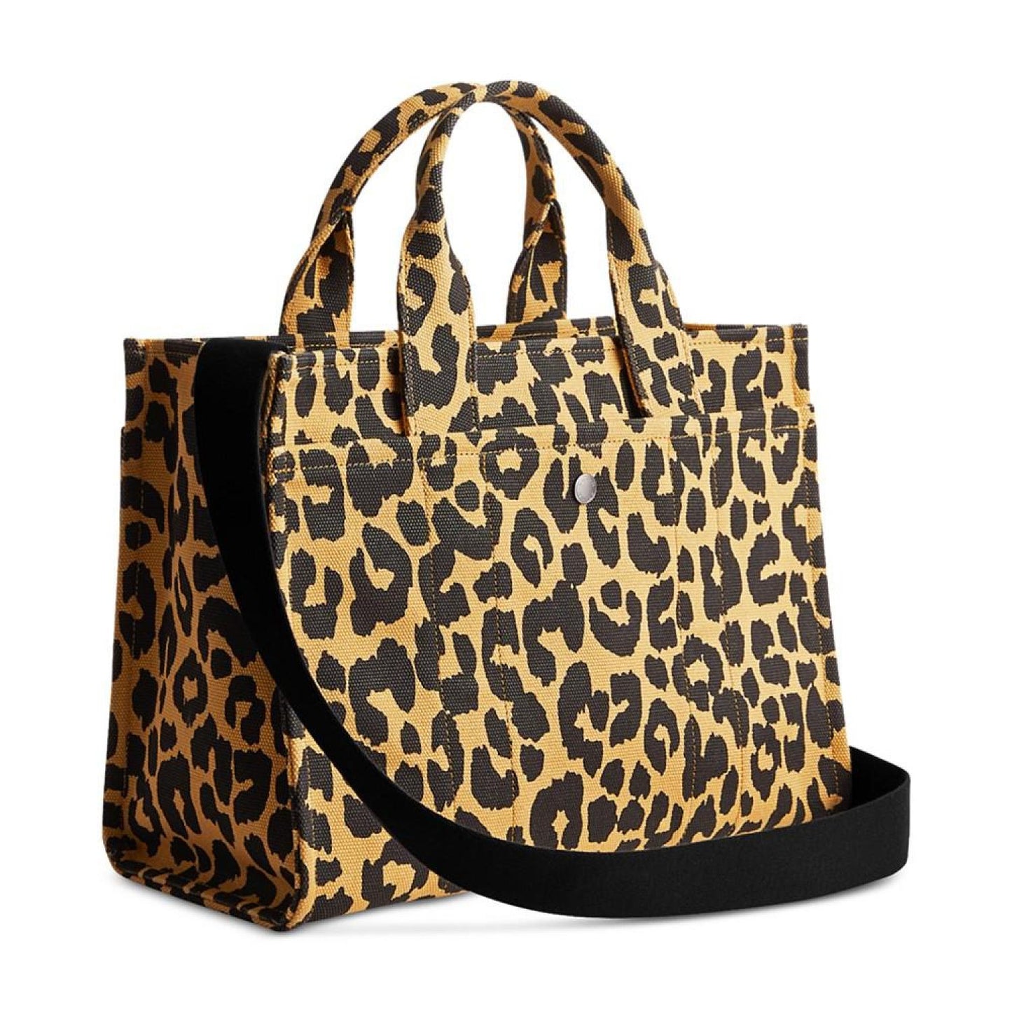 Leopard Varsity Canvas Tote