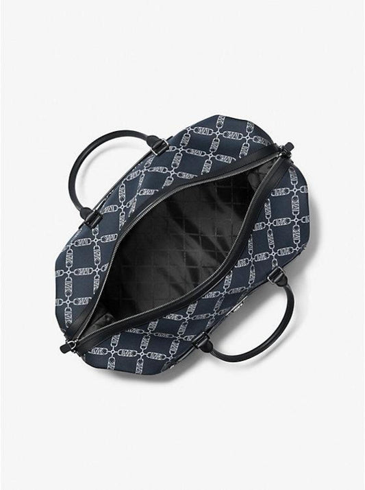 Varick Empire Logo Jacquard Duffel Bag