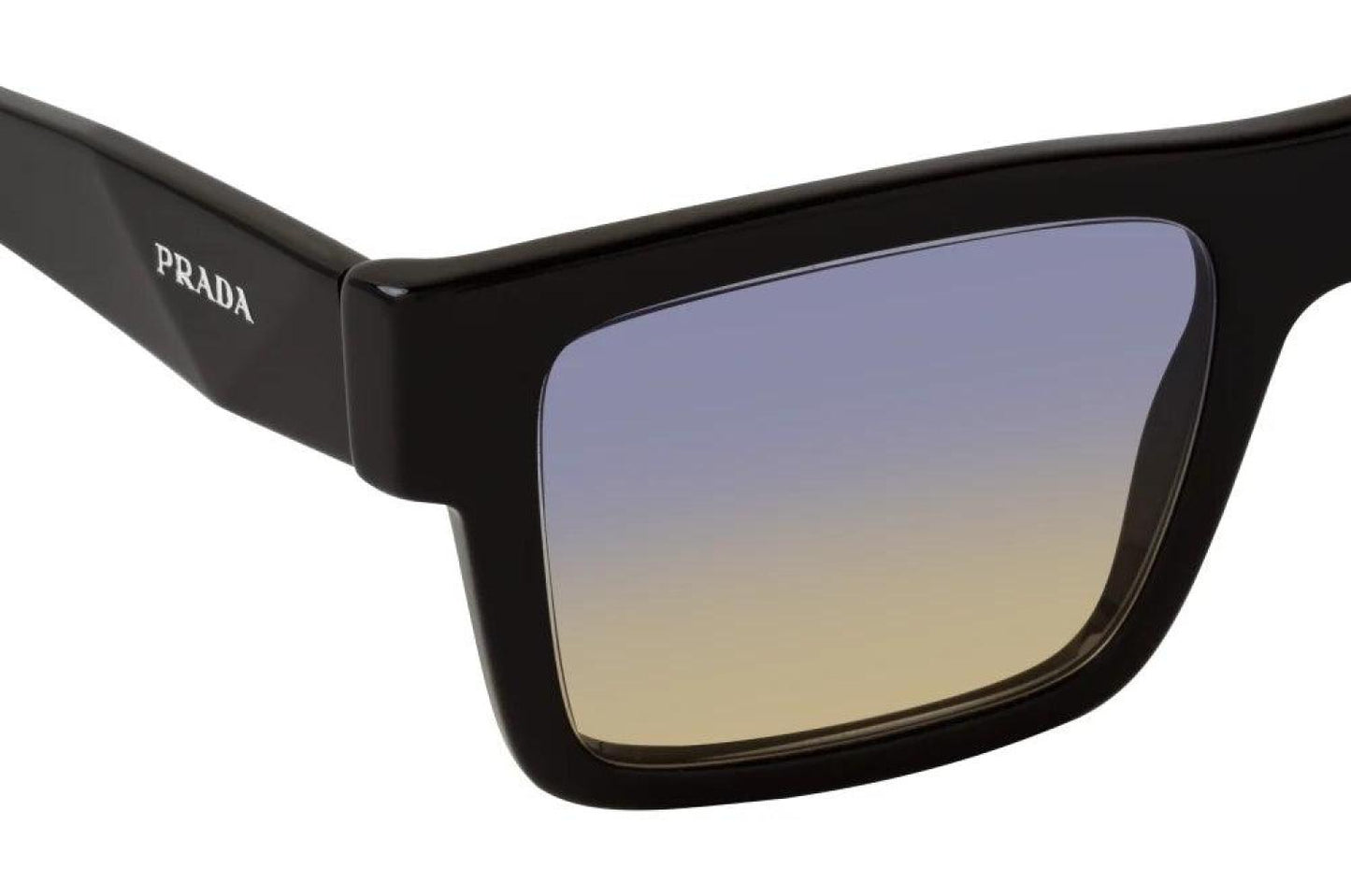 NWE PRADA Unisex PR 19WS 1AB06Z Black Frame Gradient Lens Sunglasses