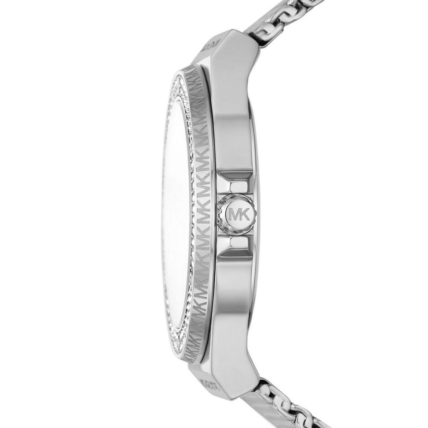 Women's Lennox Three-Hand Silver-Tone Stainless Steel Bracelet Mesh Watch, 37mm