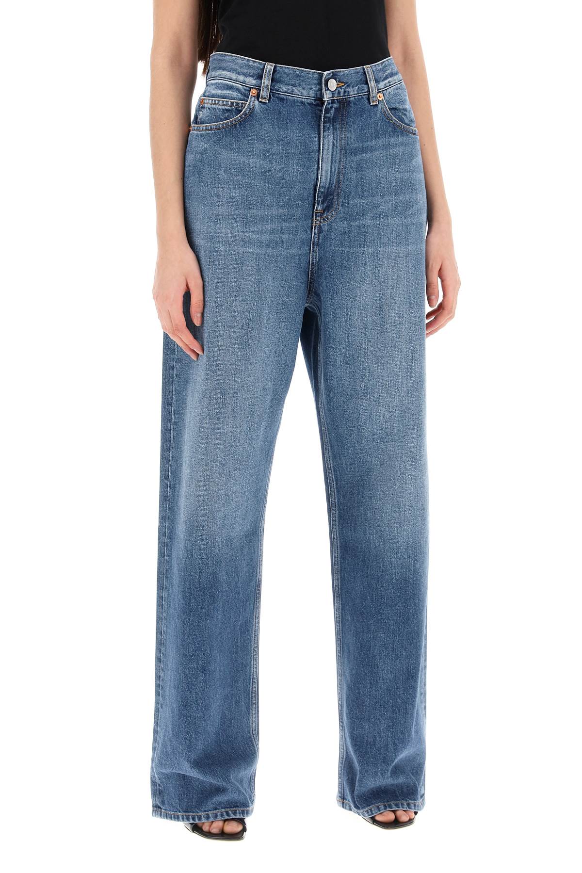 Valentino garavani wide leg jeans