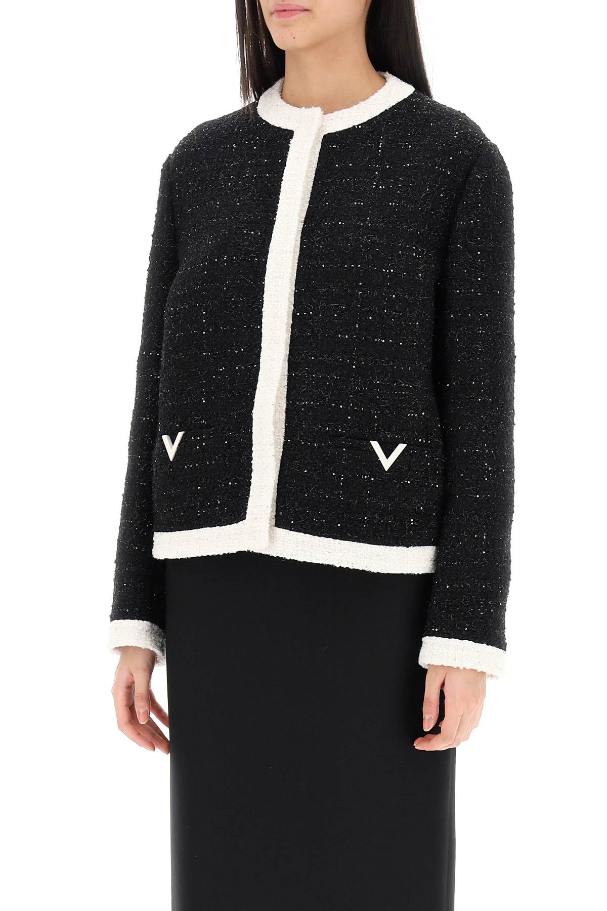 Valentino garavani glaze tweed jacket