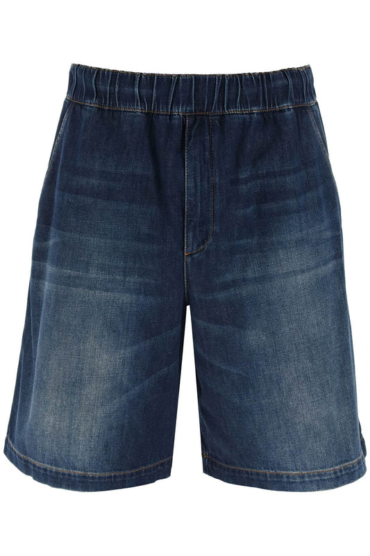 Valentino garavani light denim shorts