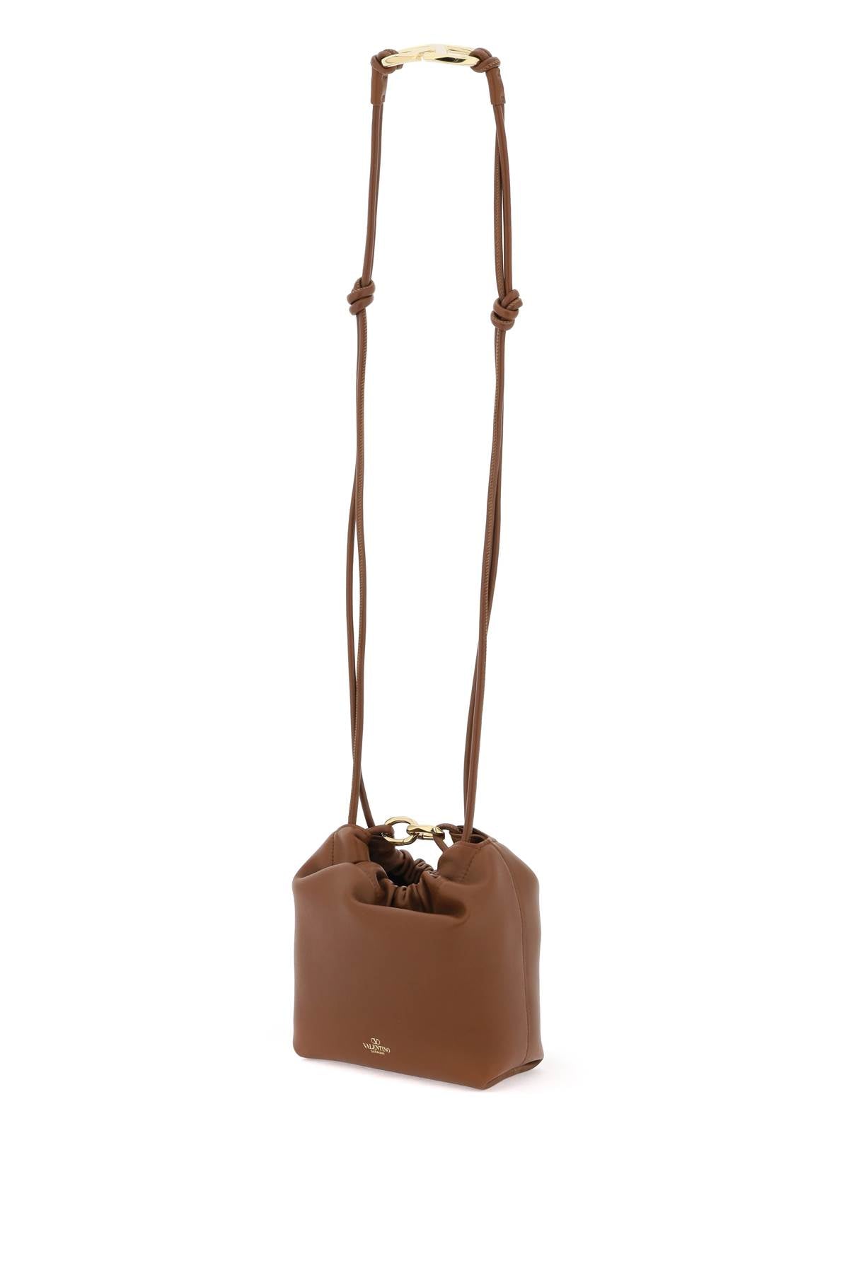 Valentino garavani mini vlogo bucket bag with pouf