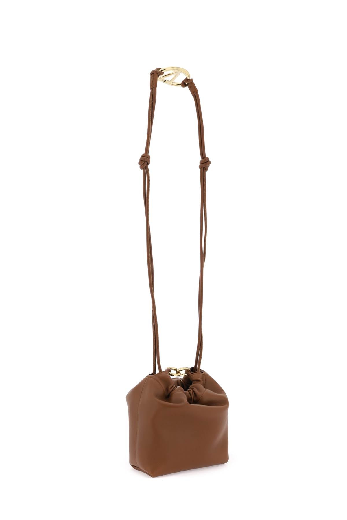 Valentino garavani mini vlogo bucket bag with pouf