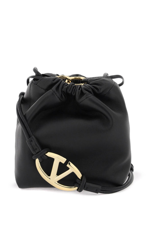 Valentino garavani mini vlogo bucket bag with pouf