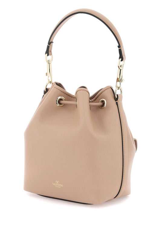 Valentino garavani leather locò bucket bag