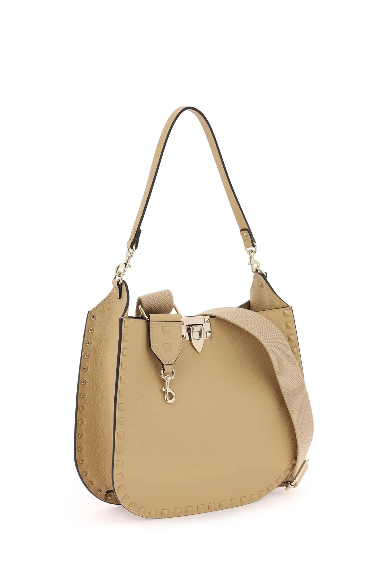 Valentino garavani borsa hobo rockstud