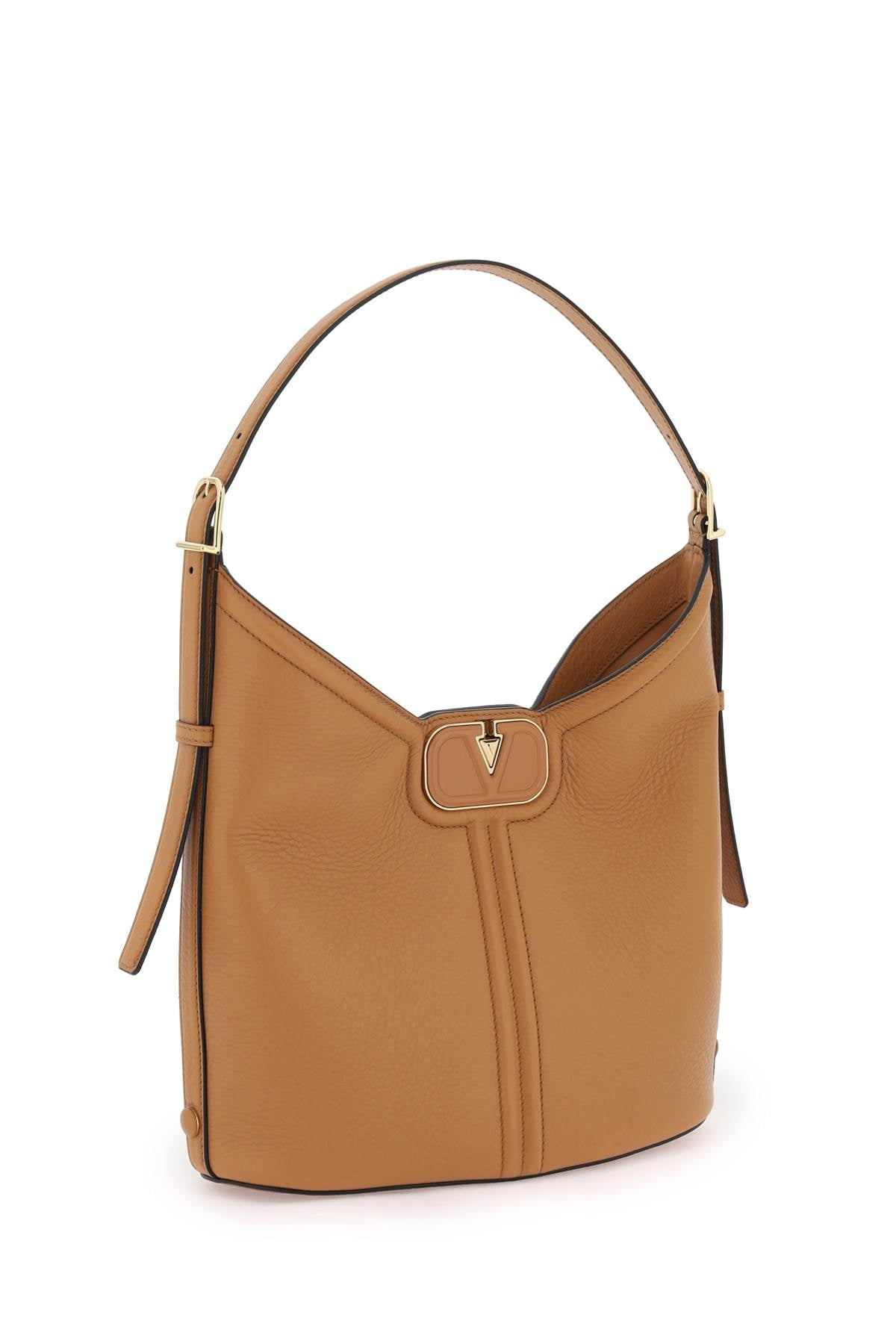 Valentino garavani vlogo leather hobo bag