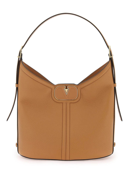 Valentino garavani vlogo leather hobo bag