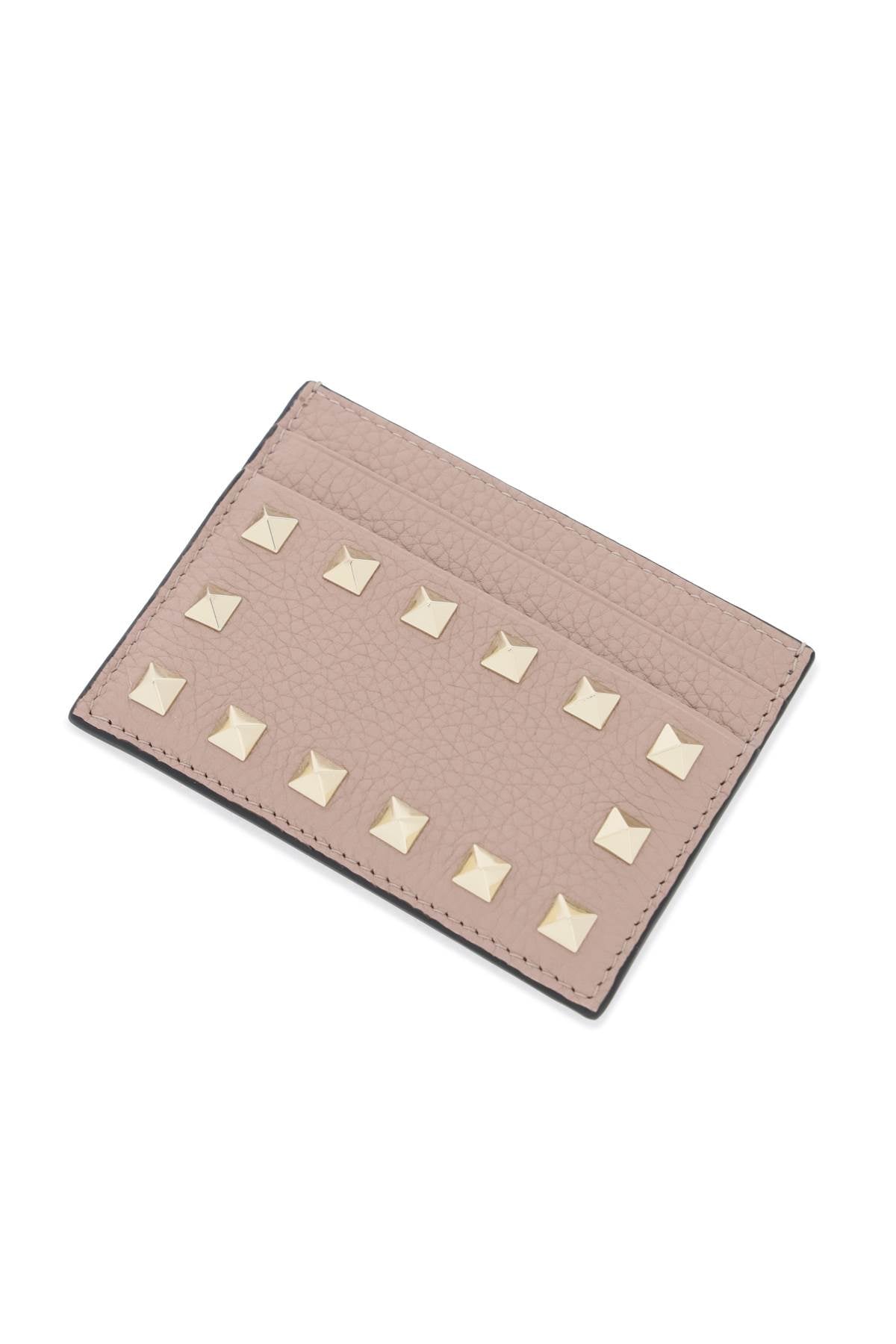 Valentino garavani rockstud leather card holder