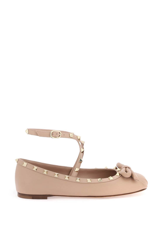 Valentino garavani ballerina rockstud in nappa