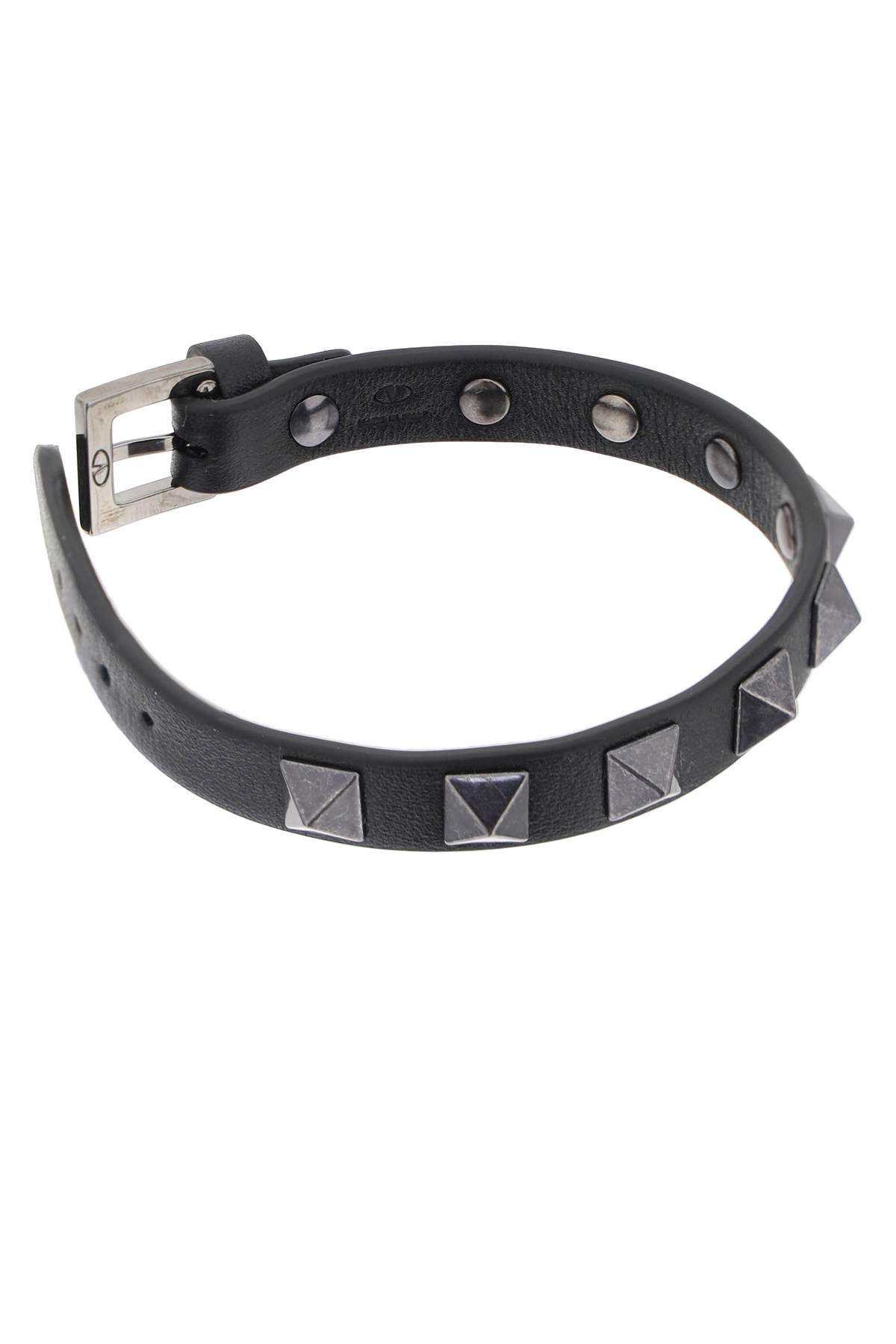 Valentino garavani rockstud leather bracelet