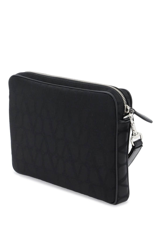 Valentino garavani black iconographe pouch