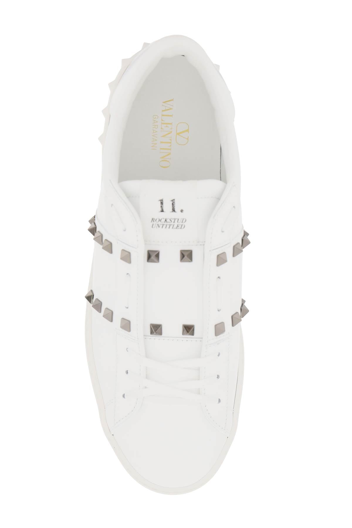 Valentino garavani open rockstud untitled sneakers