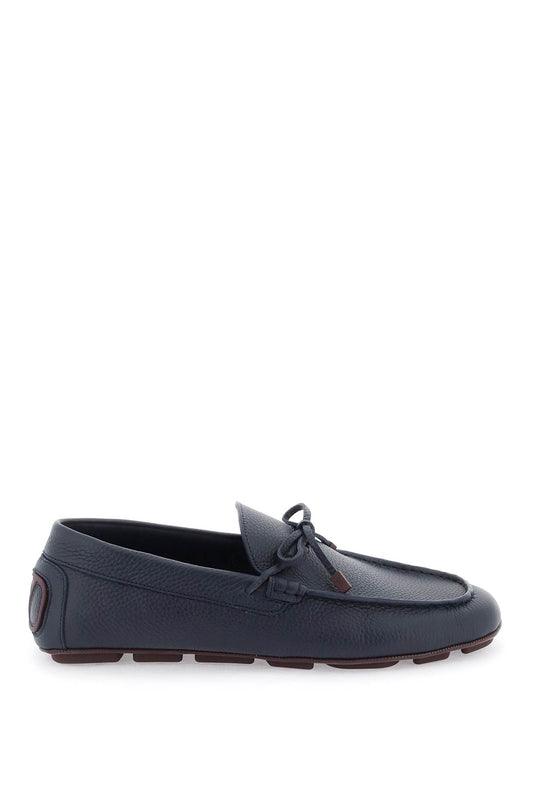 Valentino garavani leather loafers with bow