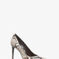 Gretel Python Embossed Leather Pump