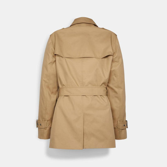 Coach Outlet Signature Lapel Short Trench