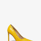 Martine Crocodile Embossed Leather Pump