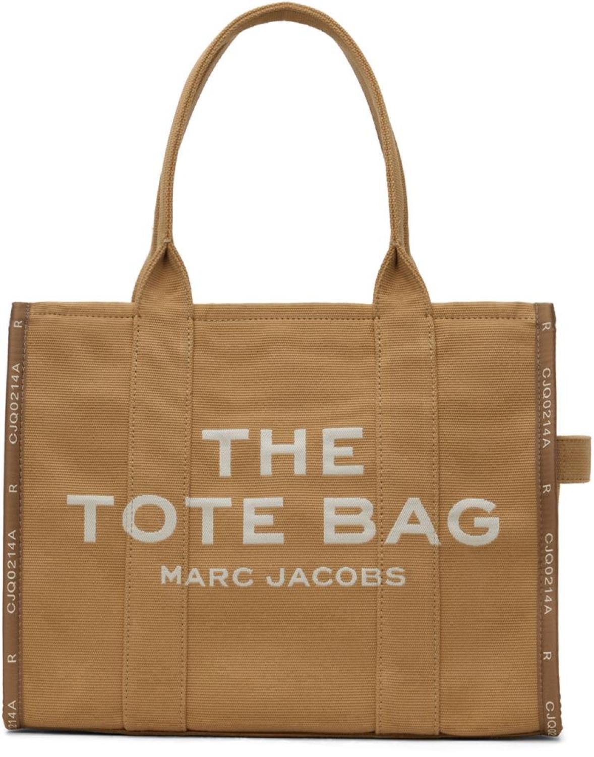 Tan 'The Jacquard Large' Tote