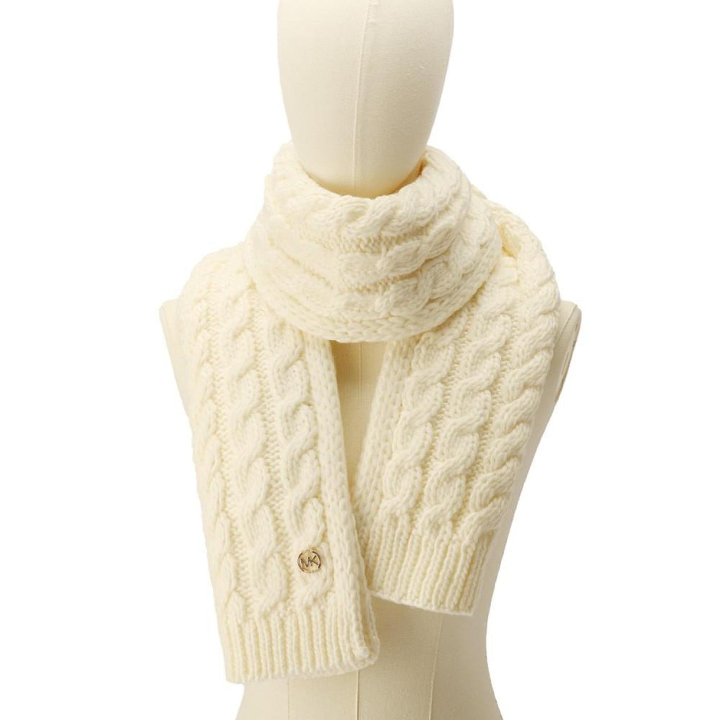 Women's Moving Cables Knit Scarf