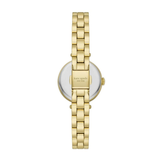 kate spade new york women's holland three-hand, gold-tone stainless steel watch