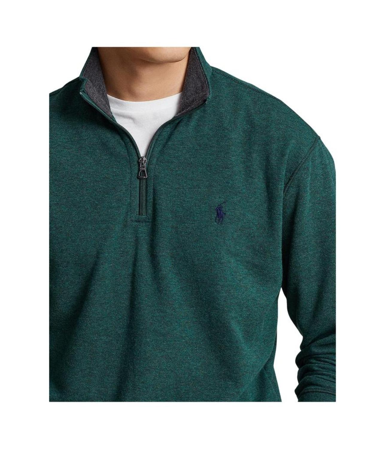 Luxury Jersey Quarter-Zip Pullover