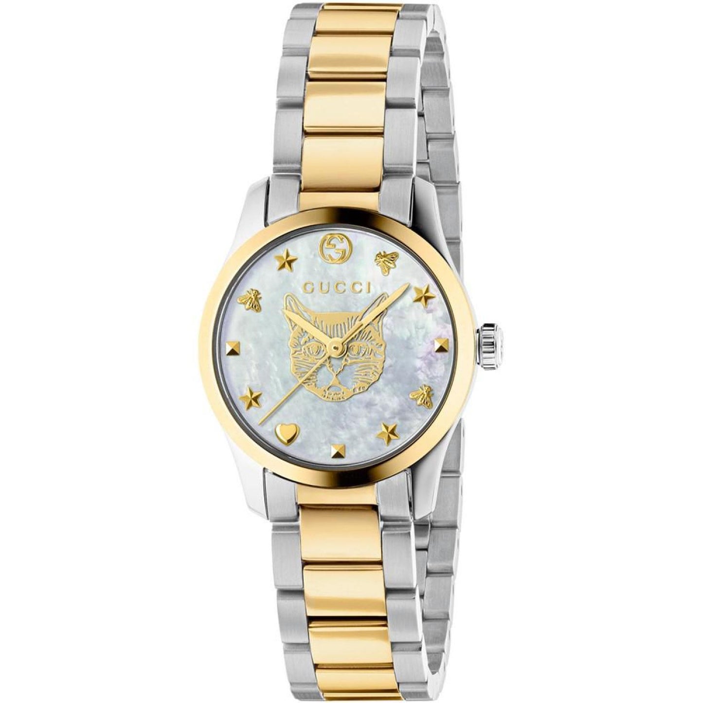 Women's Swiss G-Timeless Two-Tone Stainless Steel Bracelet Watch 27mm