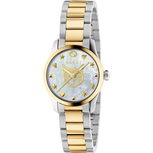 Women's Swiss G-Timeless Two-Tone Stainless Steel Bracelet Watch 27mm