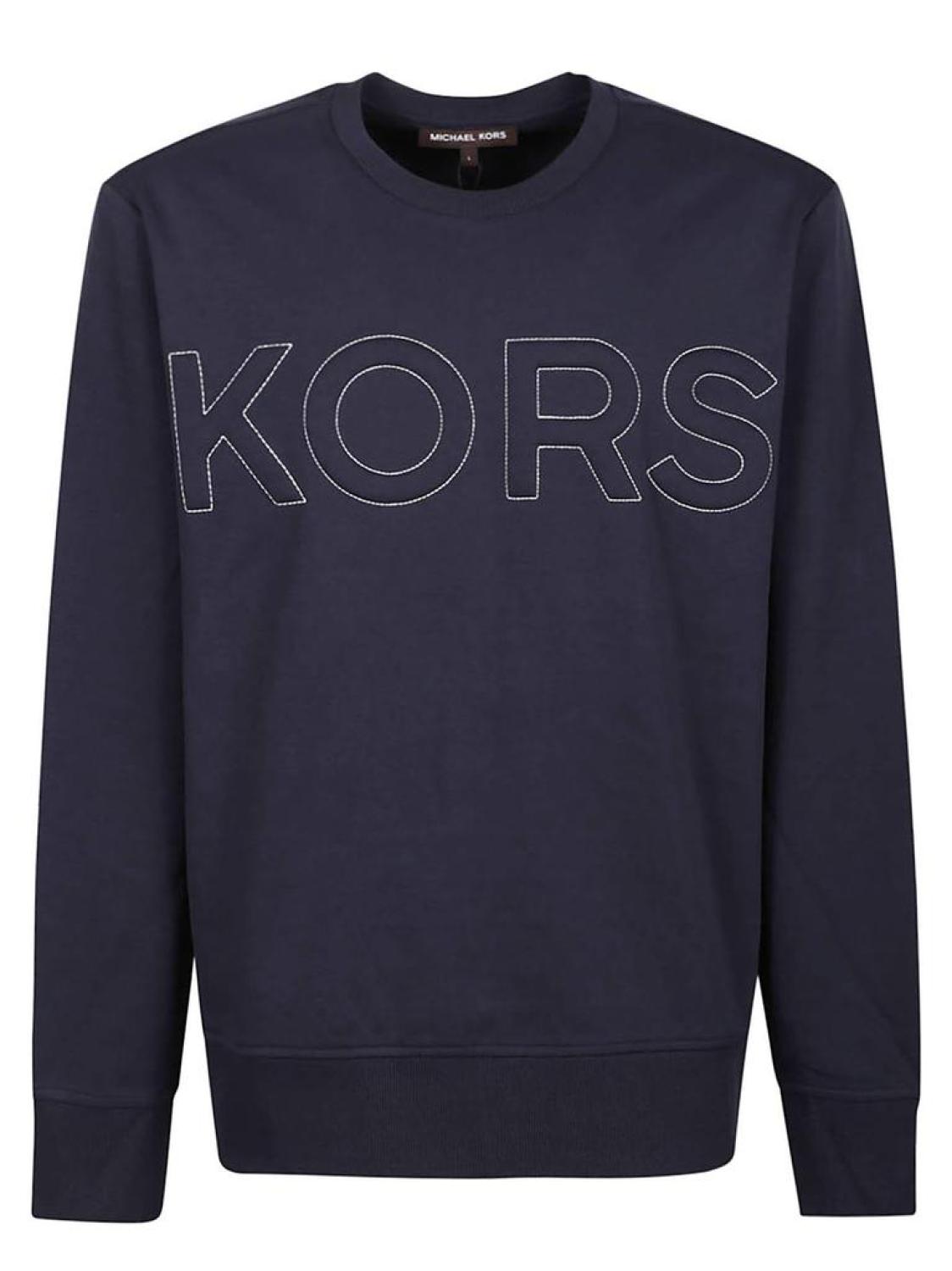 Michael Kors Logo-Embossed Long Sleeved Sweatshirt