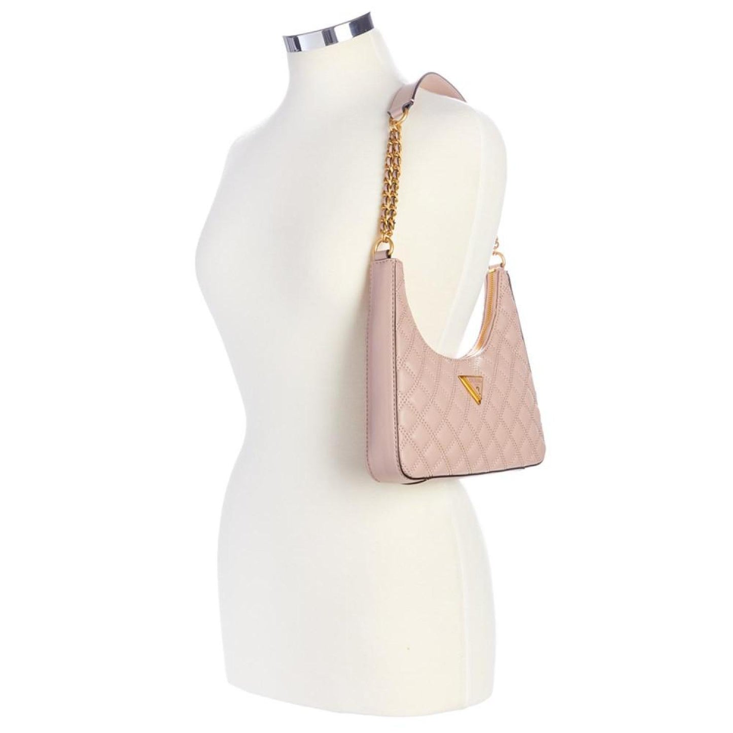 Giully Quilted Small Top Zip Shoulder Bag