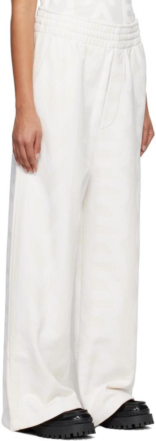 White 'The Monogram' Lounge Pants