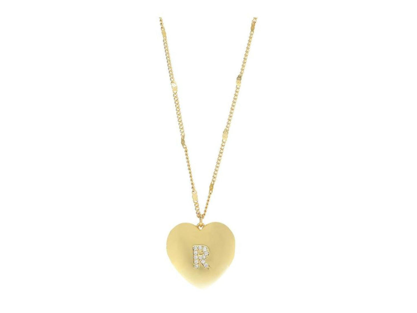 R Heart Locket