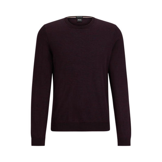 Slim-fit sweater in virgin wool