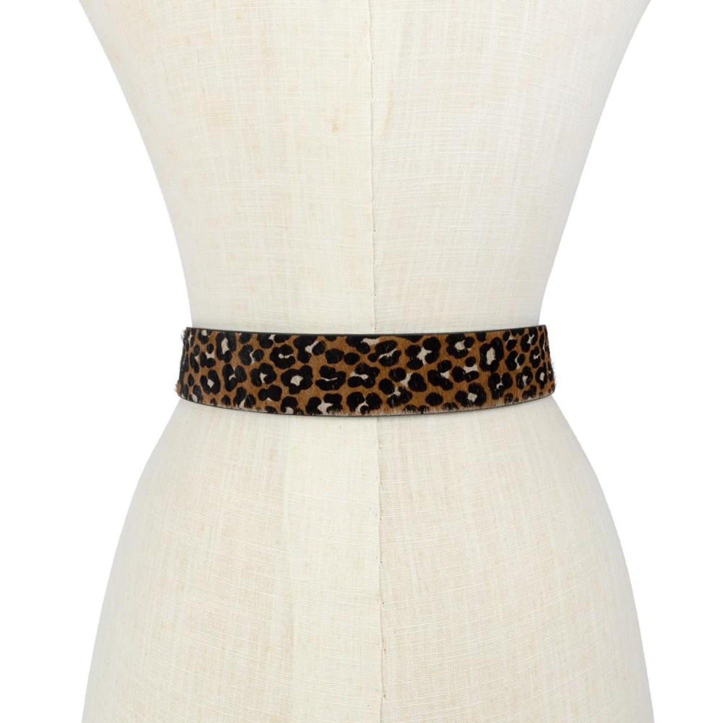 Women's Cheetah-Print Haircalf Belt