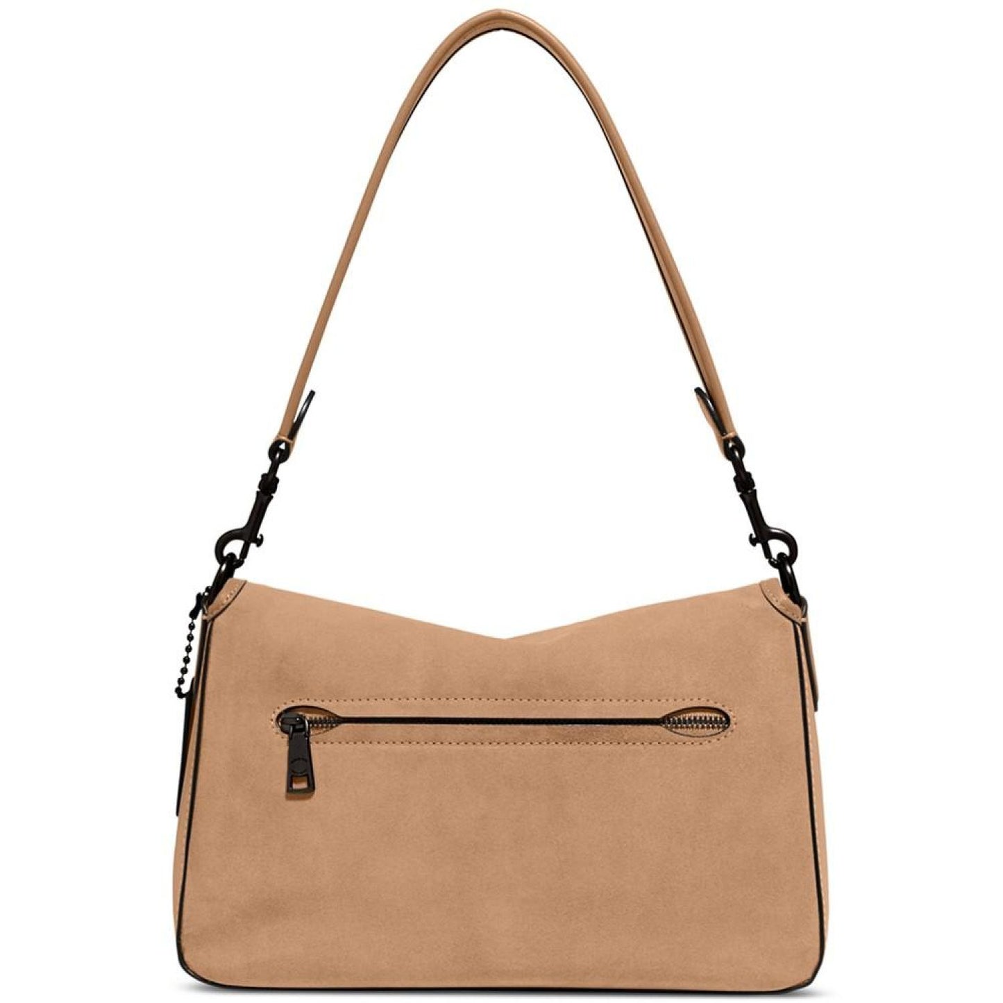 Suede Soft Tabby Shoulder Bag with Convertible Straps