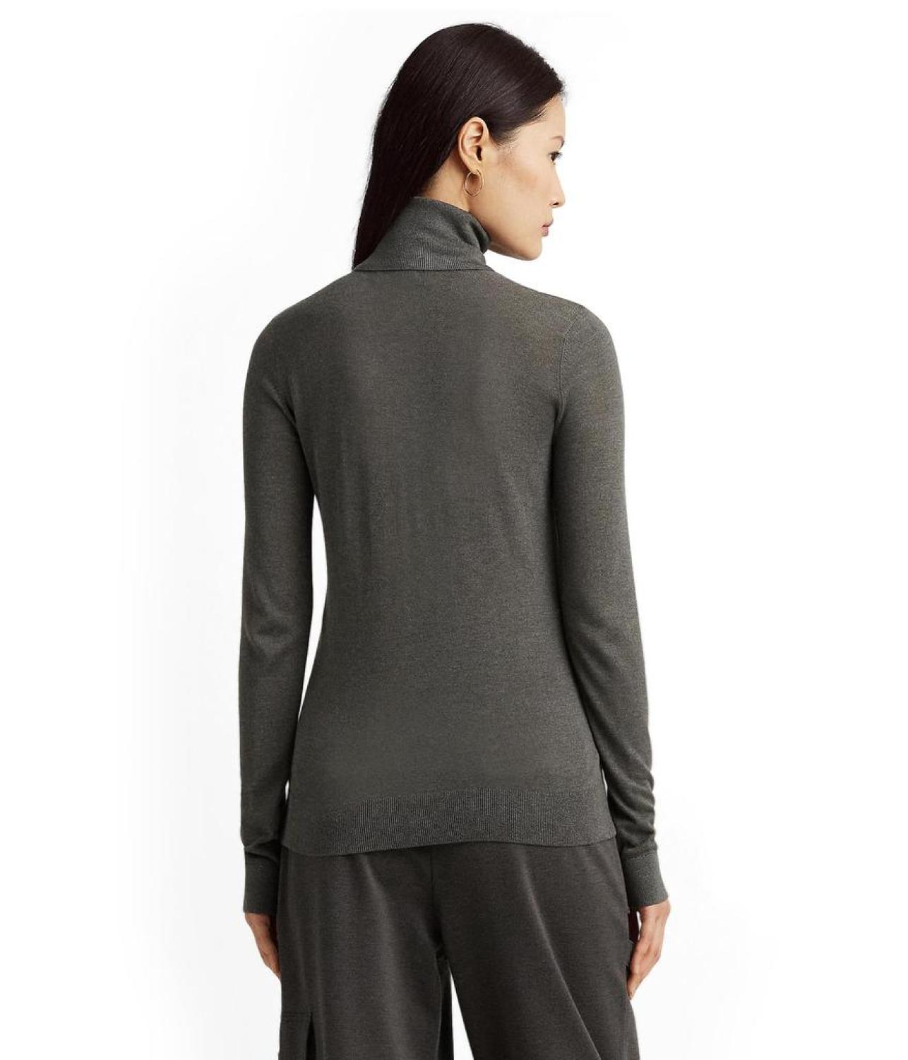 Silk-Blend Turtleneck