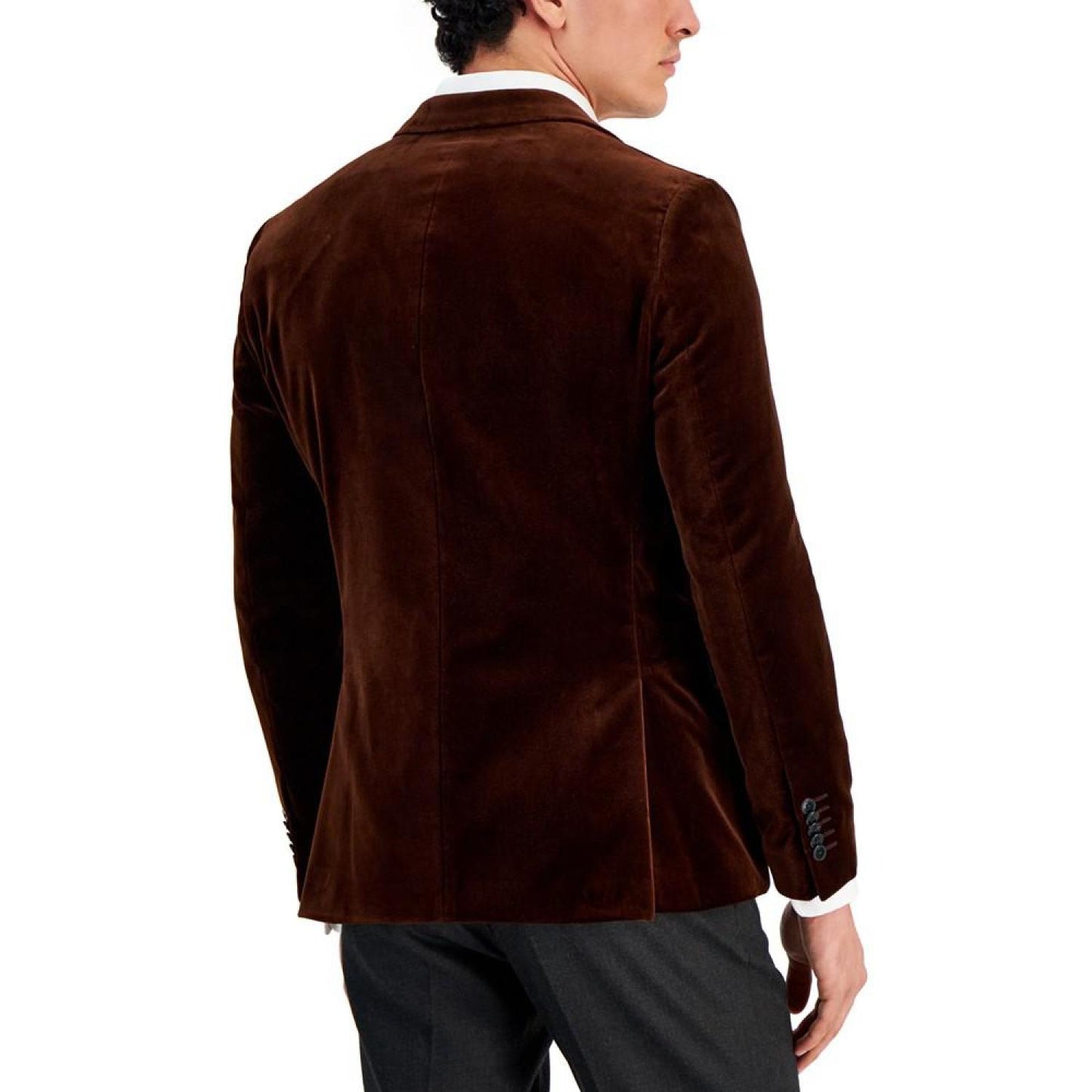 Men's Modern-Fit Velvet Dinner Jacket