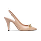 Women's Sadie Chain-Trimmed Slingback Pumps