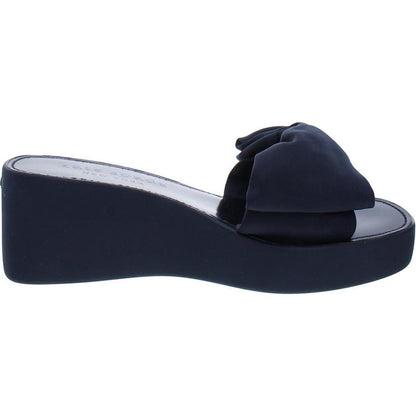 Bikini Womens Open Toe Slip On Wedge Sandals