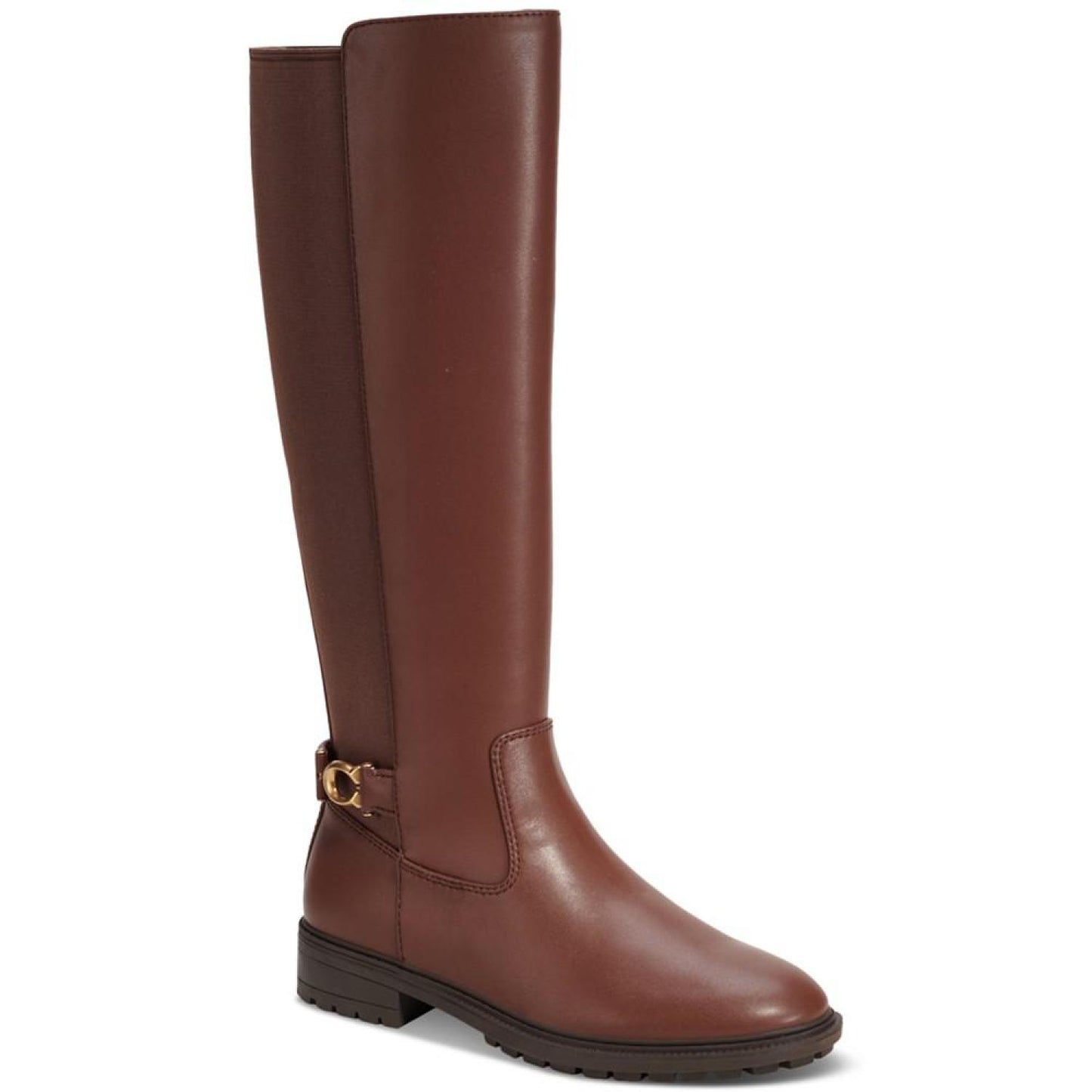 Women's Faith Buckled Lug-Sole Riding Boots