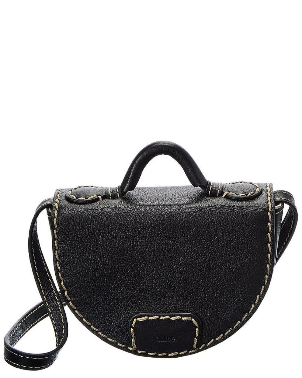 Chloé Edith Nano Leather Saddle Bag