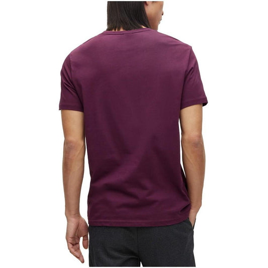 Men's Cotton Contrast Logo Relaxed-Fit T-shirt