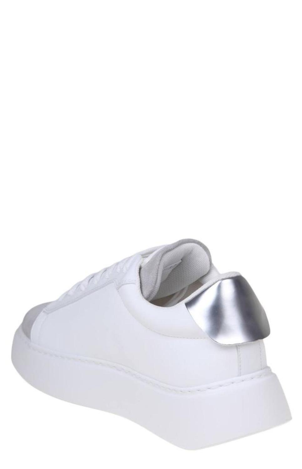 Furla Round-Toe Lace-Up Sneakers