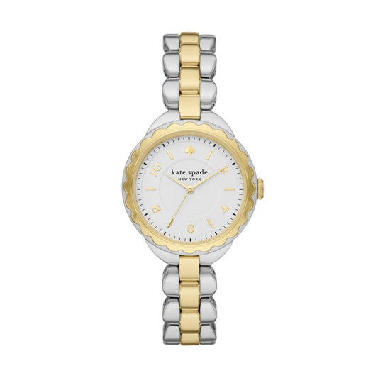 kate spade new york women's morningside three-hand, stainless steel watch